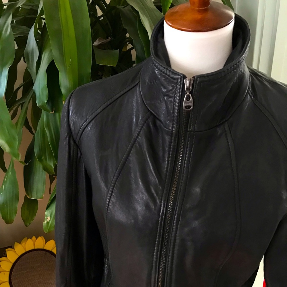 Marc New York faux leather jacket. Size M. Black. Great fit.